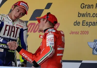 Il retroscena di Casey Stoner: “Volevo la stessa moto di Valentino Rossi, ma ho avuto due no”