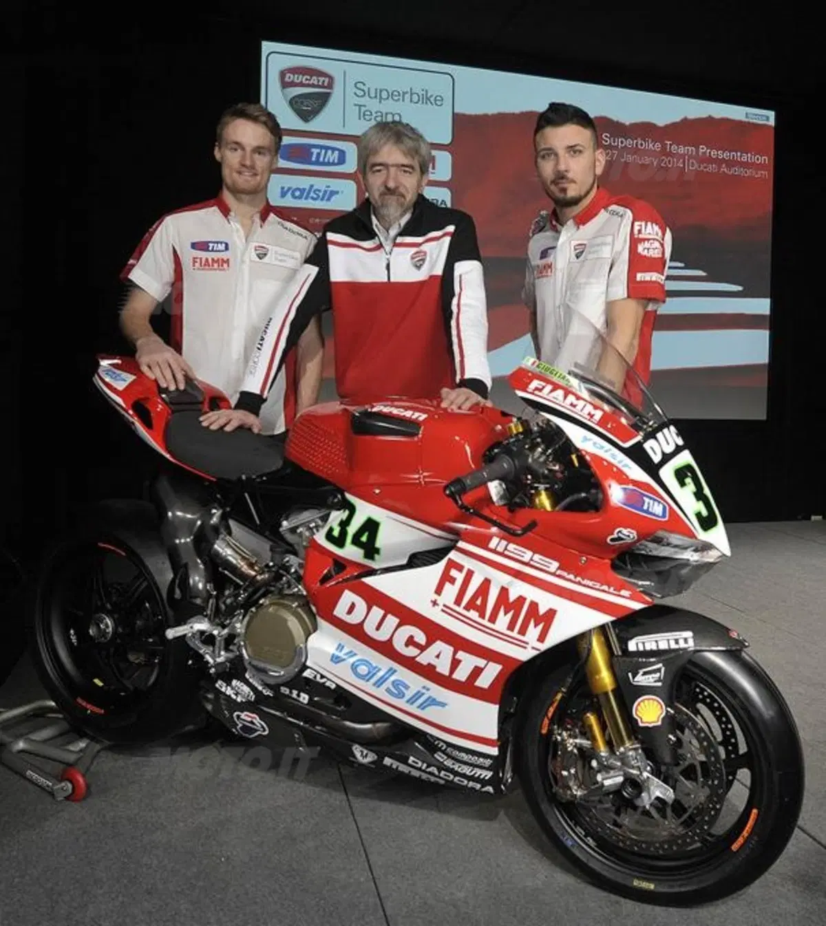 Superbike. Ducati presenta ufficialmente team e piloti 2014