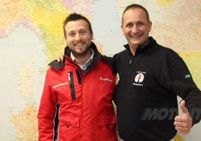 Mauro Dagna in visita a RedMoto