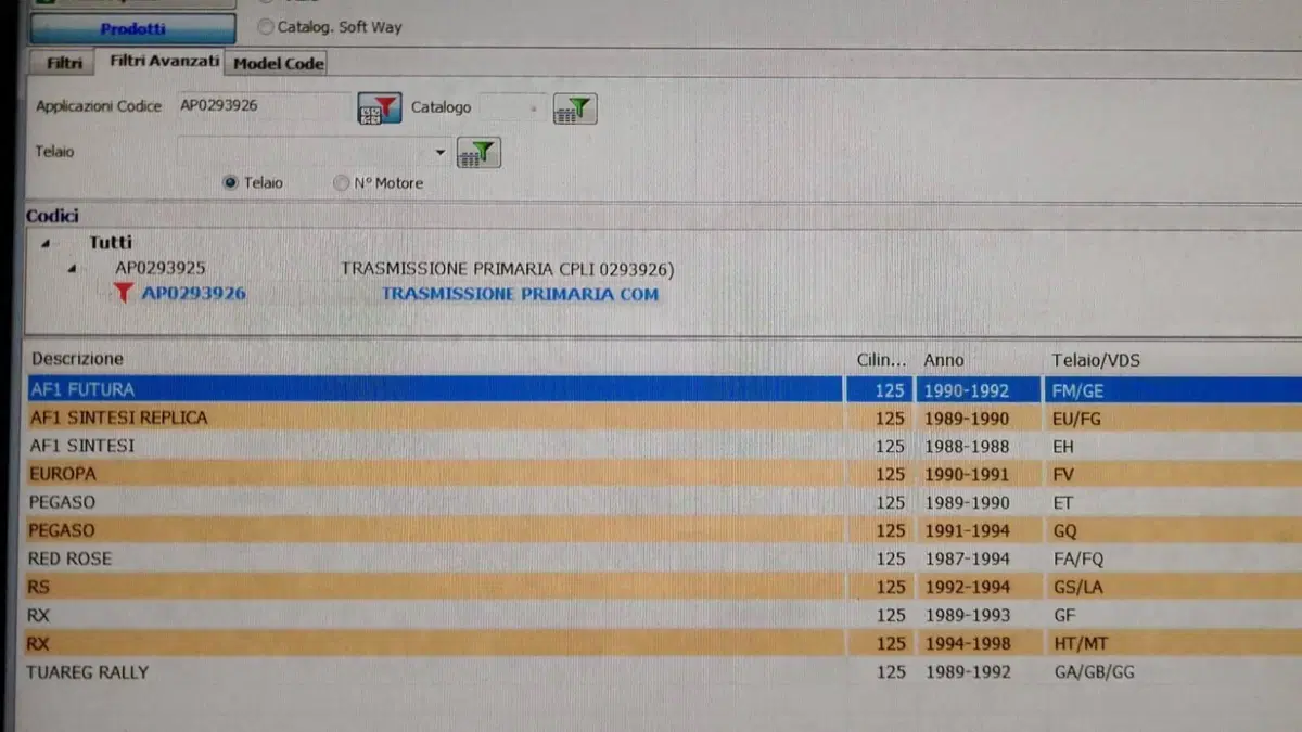 TRASMISSIONE PRIMARIA PER APRILIA 125 2T AP0293926 (2)