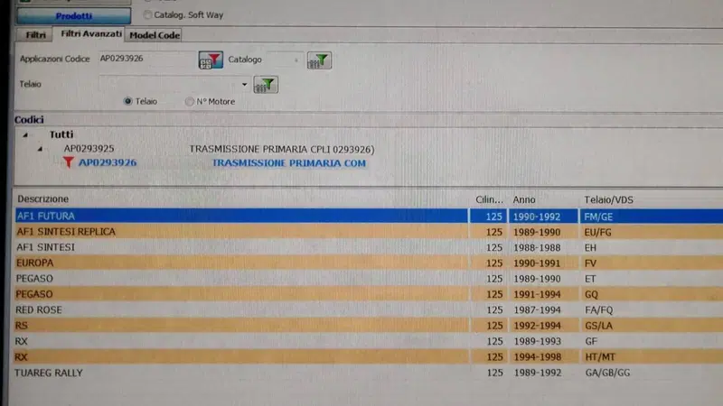TRASMISSIONE PRIMARIA PER APRILIA 125 2T AP0293926 (2)