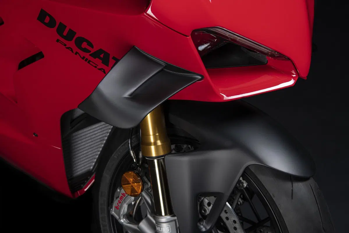 Ducati Panigale V4S ergonomia e aerodinamica