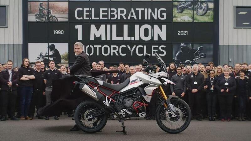 Triumph: la moto numero 1.000.000 e il 120&deg; anniversario