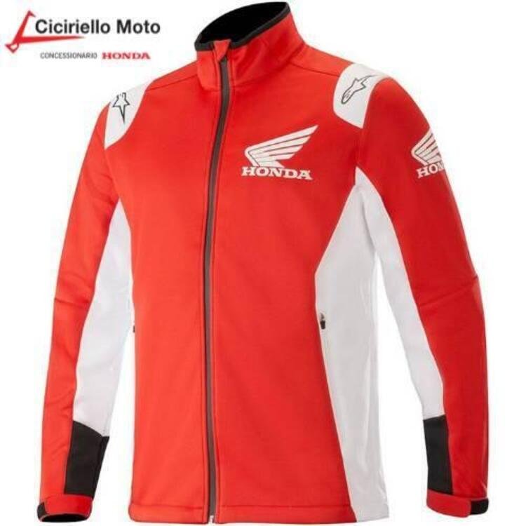 Honda softshell jacket red Alpinestars