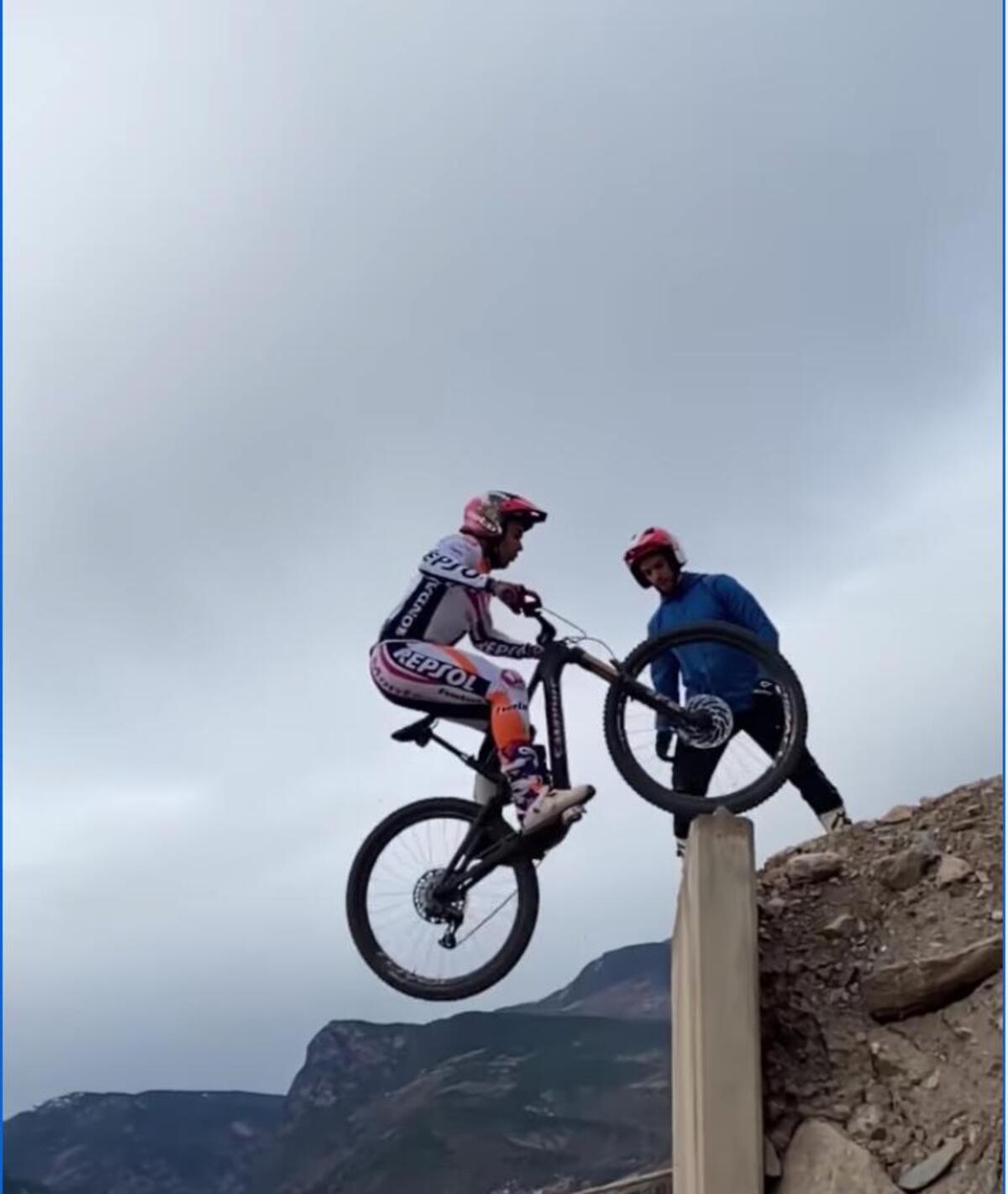 toni bou trials bike