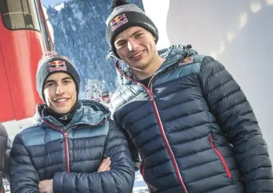Marc Marquez e Valentino Rossi uno contro l'altro pure sulla Formula1