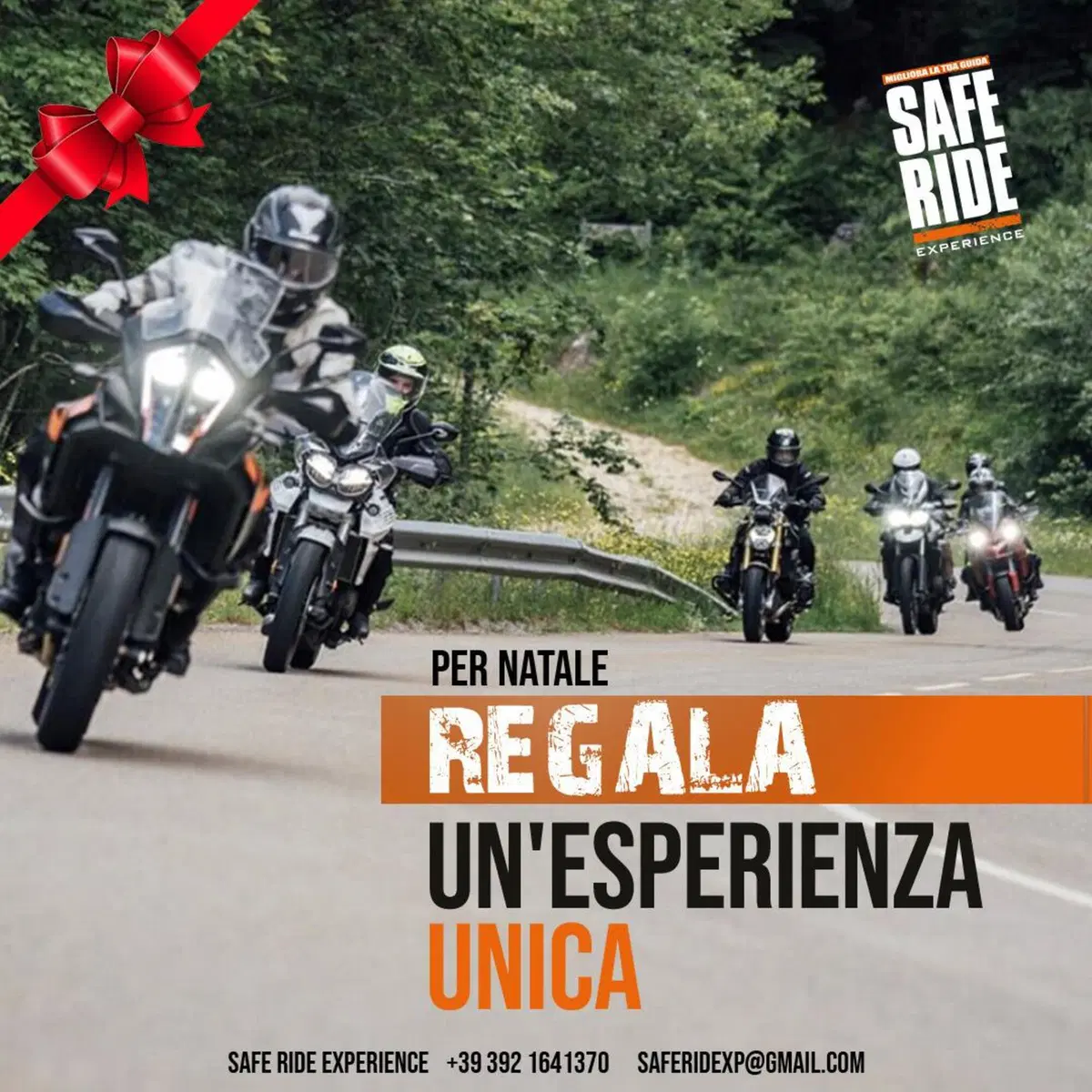 - 2 a Natale 2021, un'idea regalo al giorno per motociclisti e motocicliste: Safe Ride Experience
