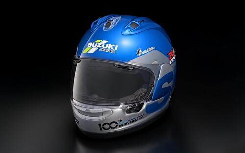 Suzuki, un Arai celebrativo per il 100° anniversario (2)