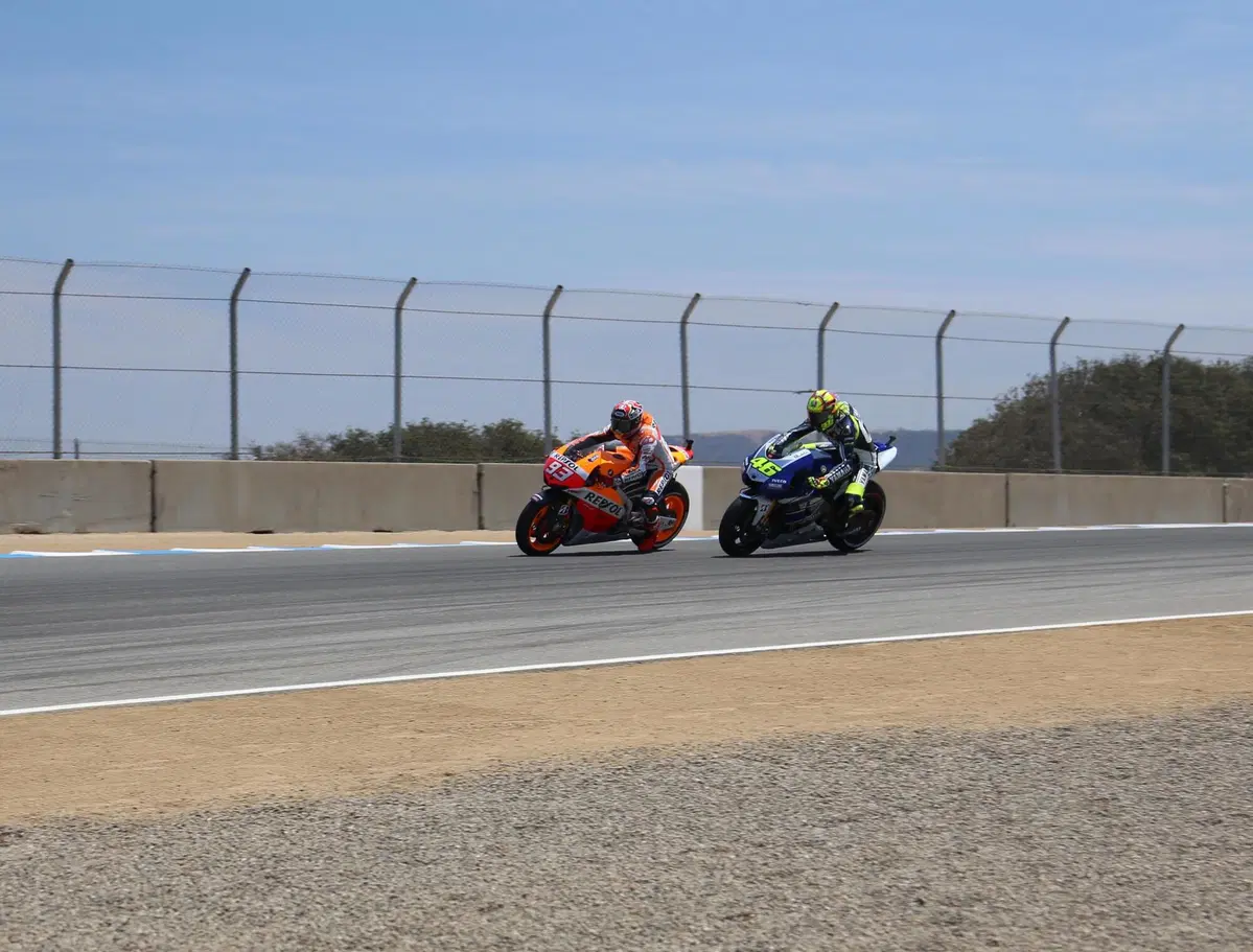 MotoGP. Laguna Seca, Rossi, Marquez e il sorpasso (al Cavatappi) che non c'era (3)