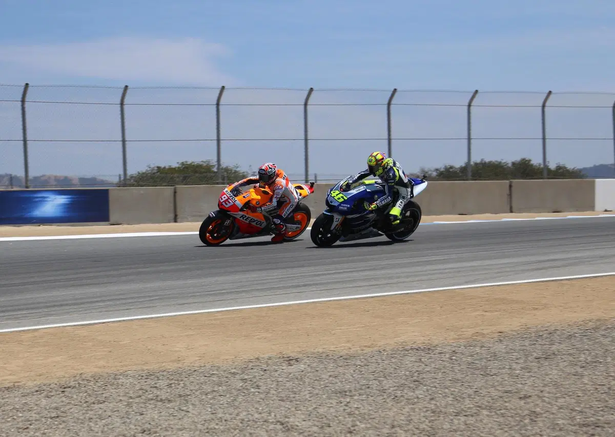 MotoGP. Laguna Seca, Rossi, Marquez e il sorpasso (al Cavatappi) che non c'era (4)