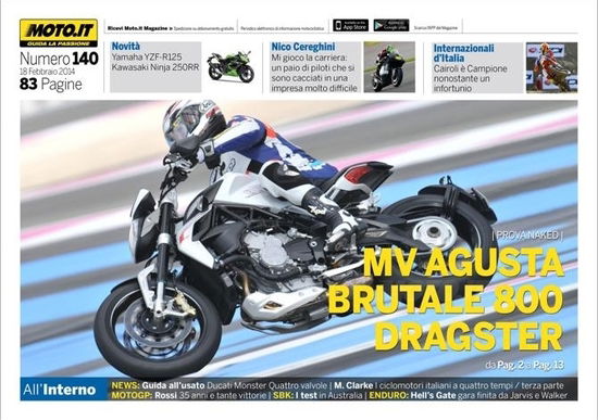 Magazine n° 140, scarica e leggi il meglio di Moto.it