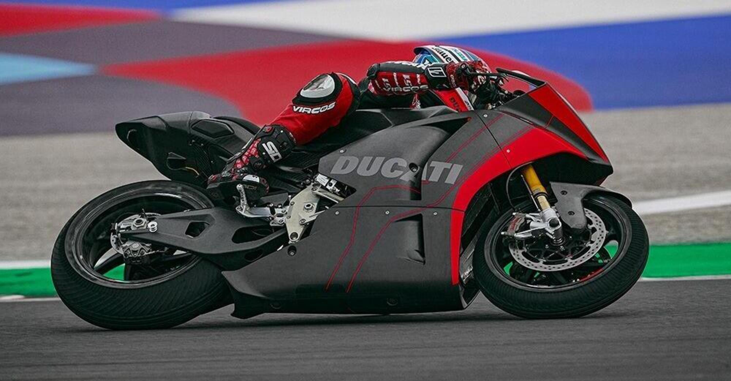 MotoGP, la Ducati MotoE &egrave; raffreddata a liquido. Chi l&#039;avrebbe mai detto...