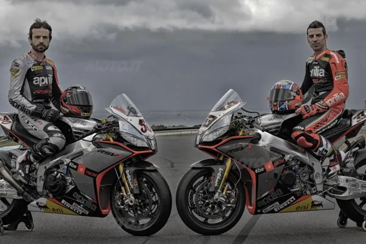 Aprilia bolide d'argento, a Phillip Island la nuova livrea (2)