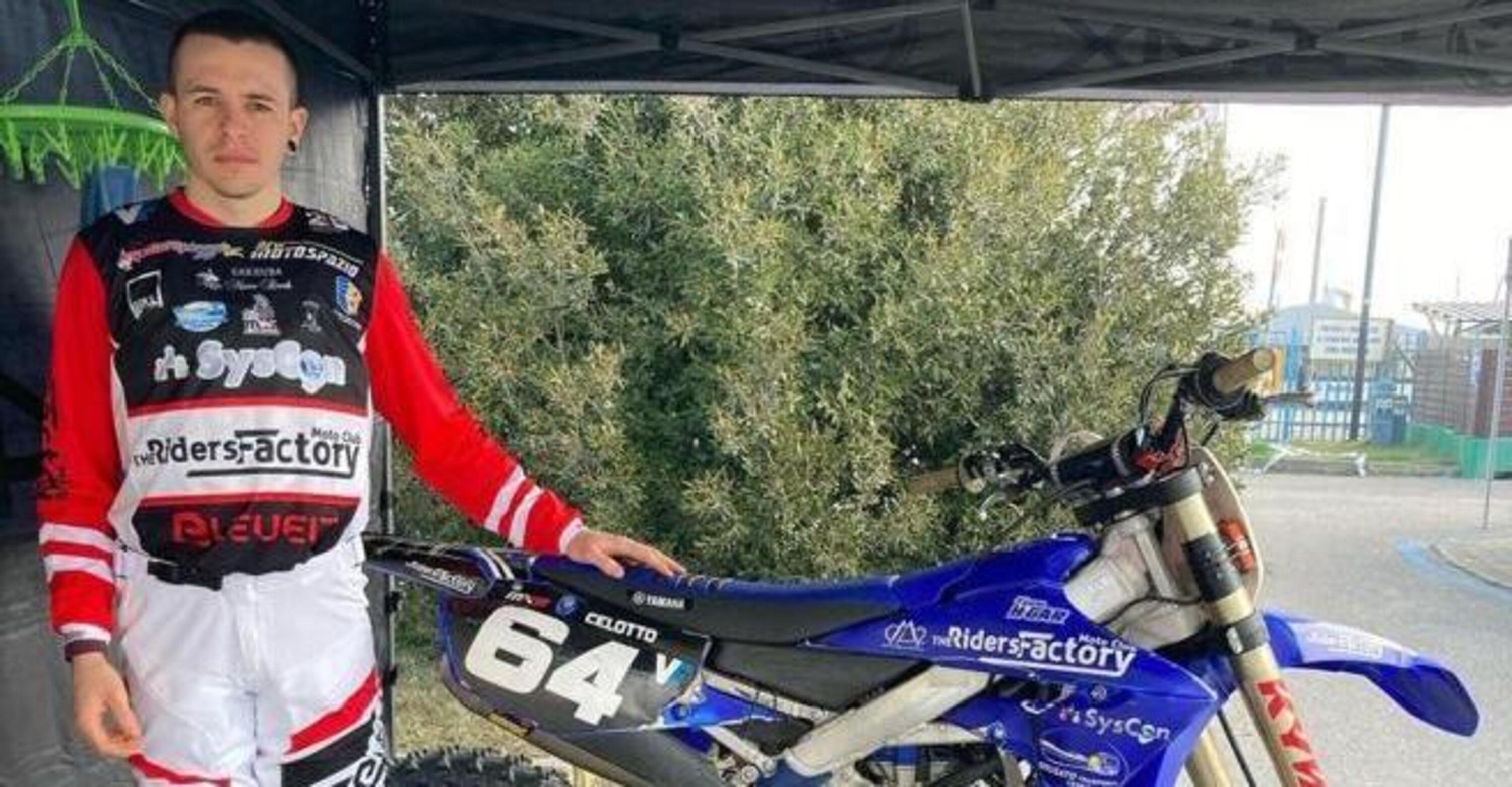 Motocross, Marco Celotto muore in allenamento