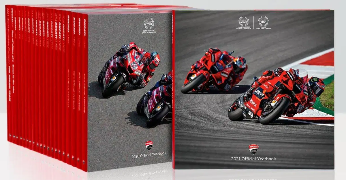 Ducati Corse, in vendita l'annuario 2021