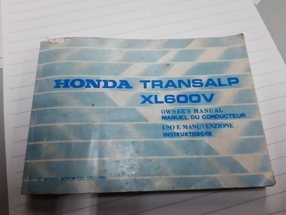 Manuale Honda XL 600 V Transalp
