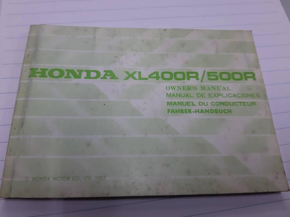 Manuale Honda XL400R / 500R