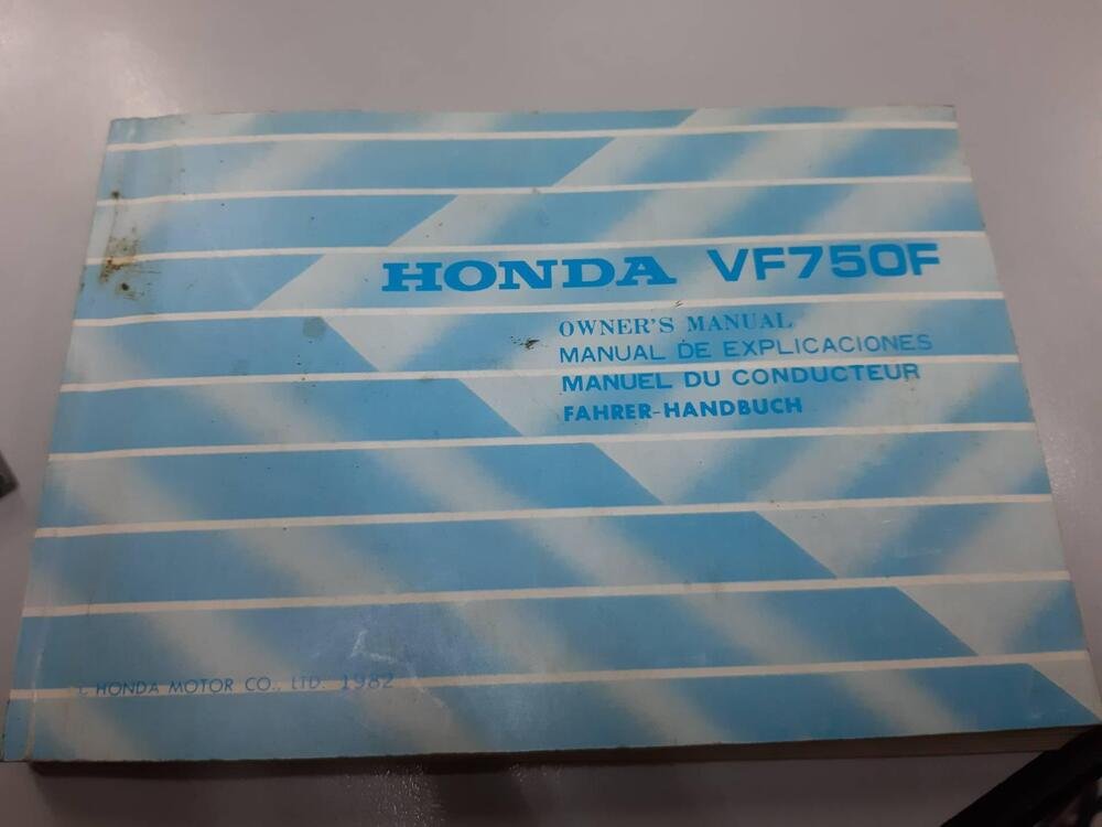 Manuale Honda VF 750 F