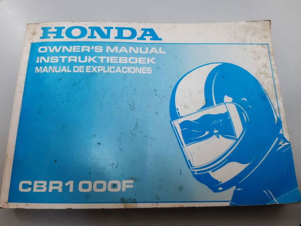 Manuale Honda CBR 1000 F