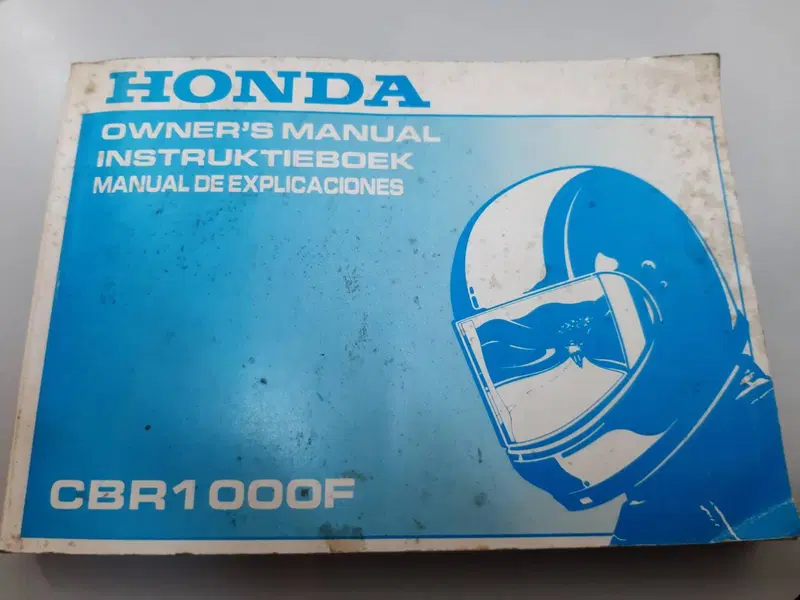 Manuale Honda CBR 1000 F