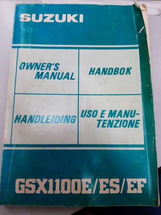 Manuale Suzuki GSX 1100 E / ES / EF