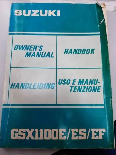 Manuale Suzuki GSX 1100 E / ES / EF