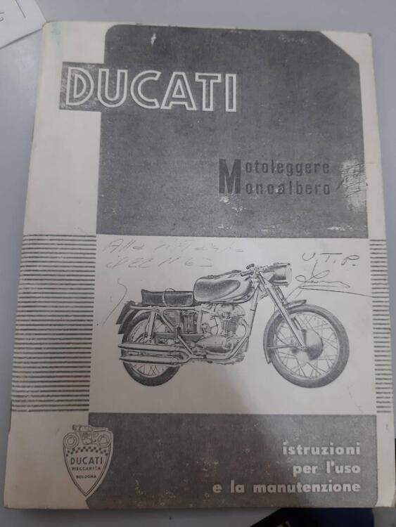 Manuale Ducati Motoleggera Monoalbero