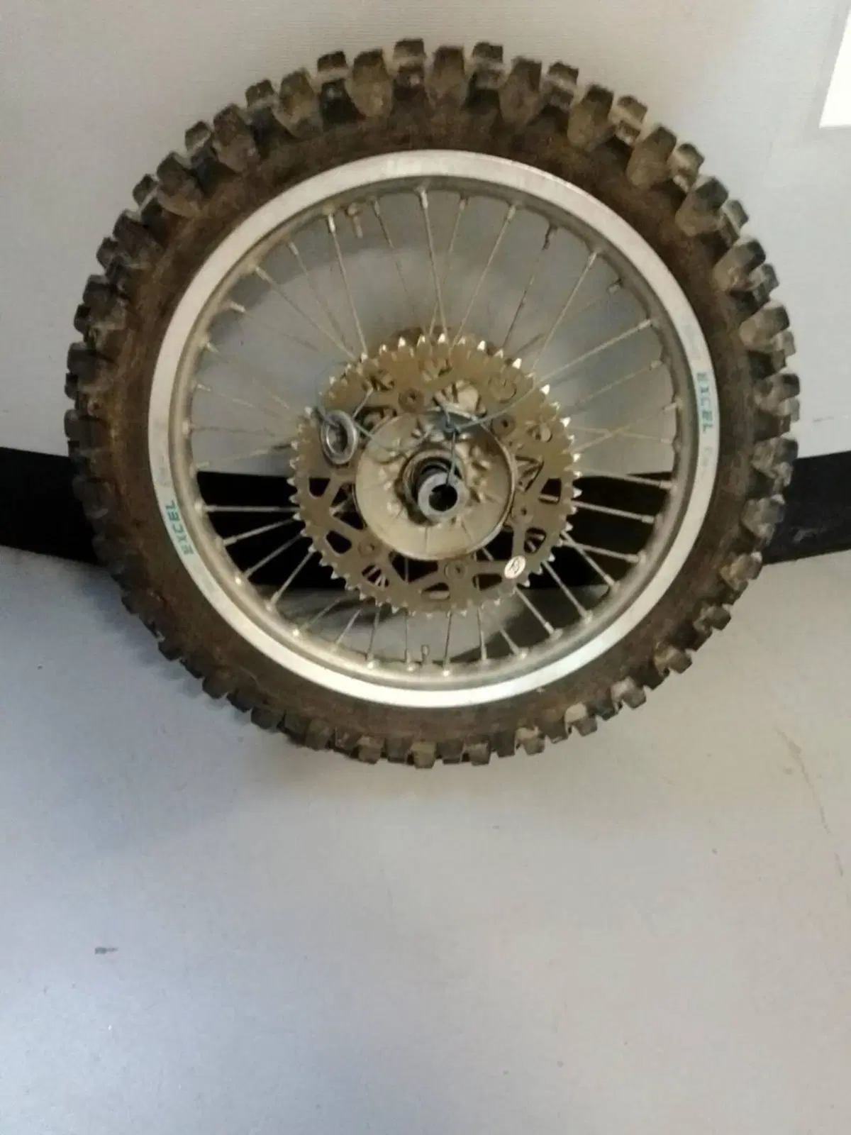 RUOTA POSTERIORE 19" USATA PER HUSQVRNA TC 450. Husqvarna
