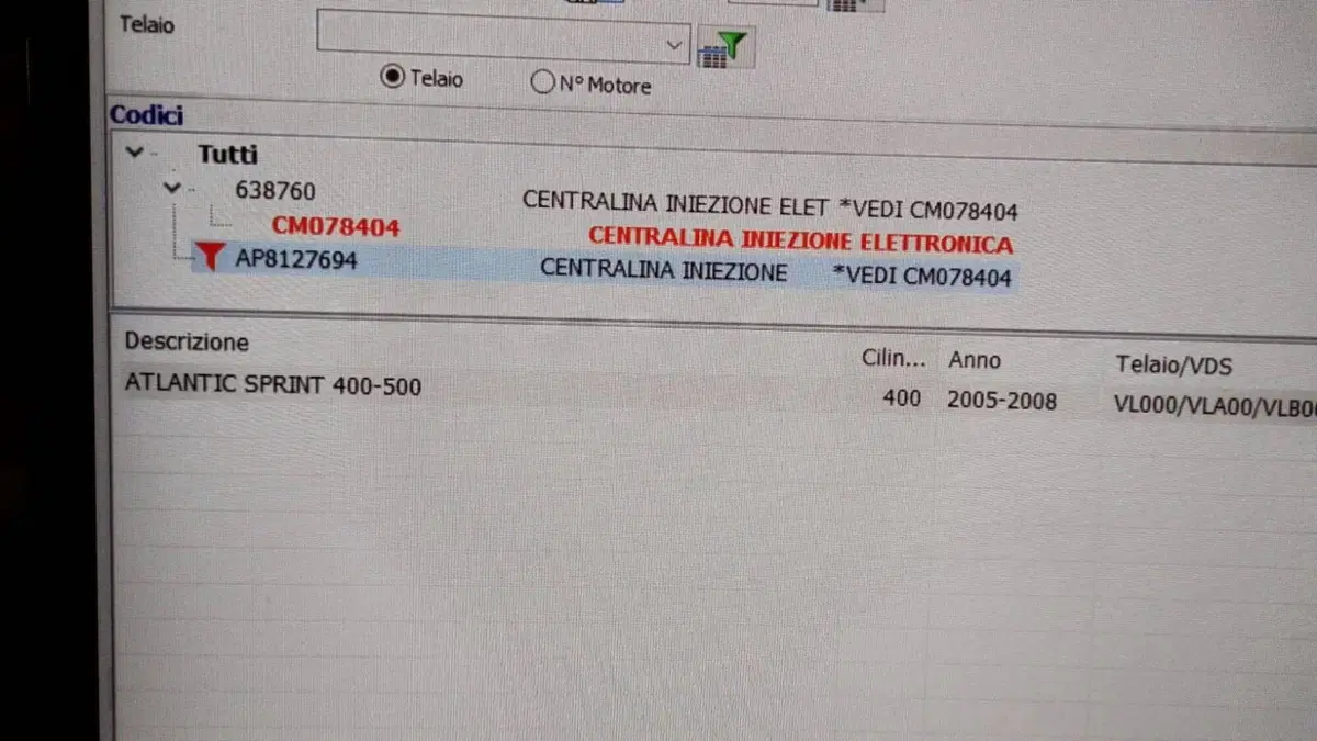 CENTRALINA INIEZIONE PER APRILIA ATLANTIC CM078404 (3)