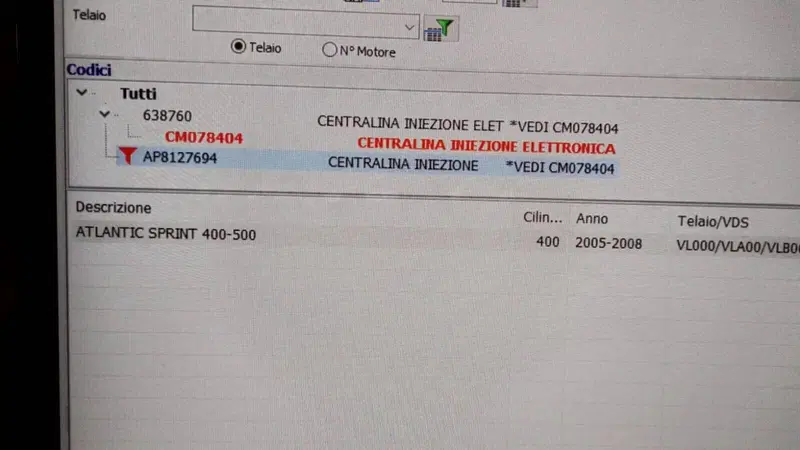 CENTRALINA INIEZIONE PER APRILIA ATLANTIC CM078404 (3)