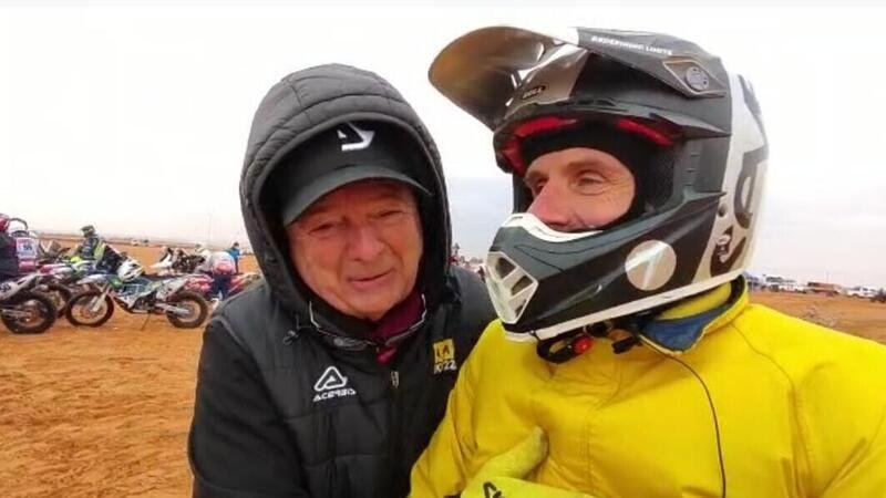 Dakar 2022. Elio Aglioni al via: Che freddo, si congela!