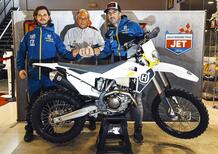 Alex Salvini con Husqvarna Jet Zanardo