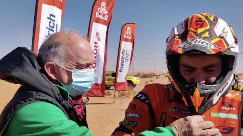 Dakar 2022. Danilo Petrucci: &quot;Sono contento, ma devo fare attenzione&quot; [VIDEO]