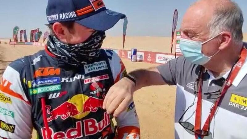 Dakar 2022, T9. Matthias Walkner: &quot;Oggi velocissima! Grande giornata, grazie Acerbis!&quot;