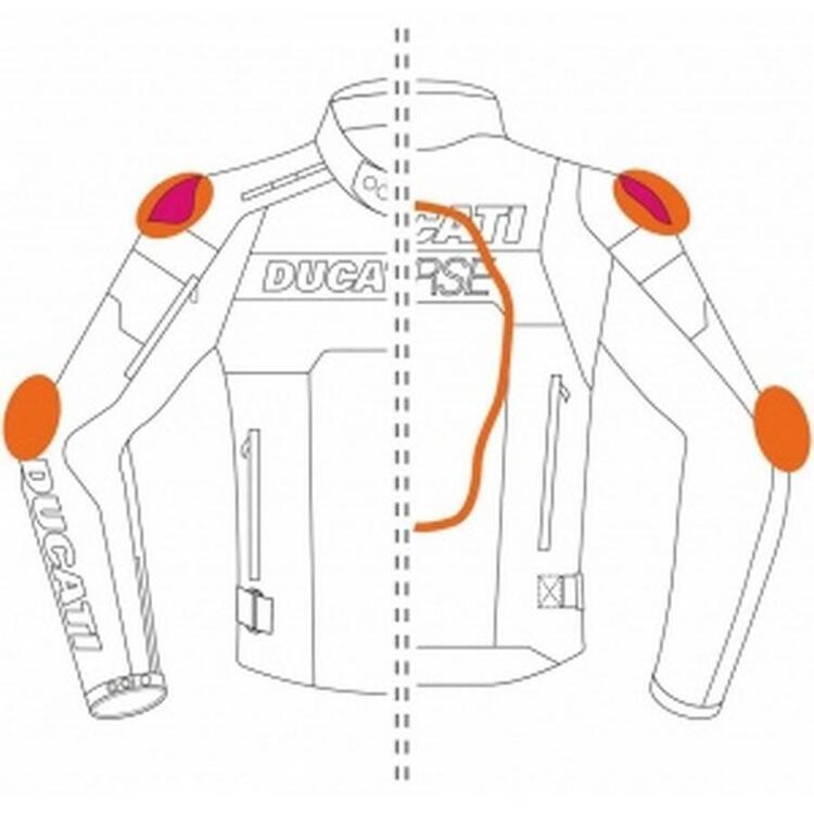 Ducati Corse tex C5 - Giubbino in tessuto uomo (3)