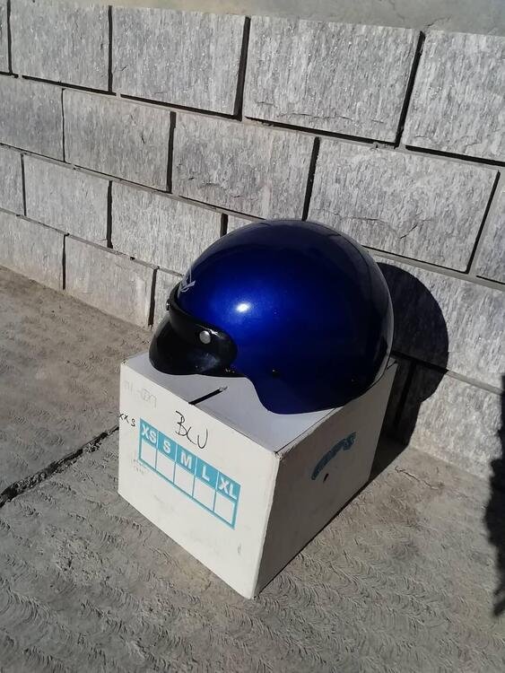 Caschi da moto APS Frisby blu XXS e XS Aps Helmets (2)
