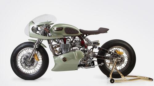 Triumph Thruxton Jade, café racer spagnola (2)