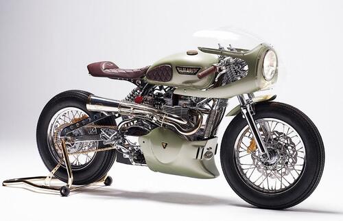 Triumph Thruxton Jade, café racer spagnola (5)