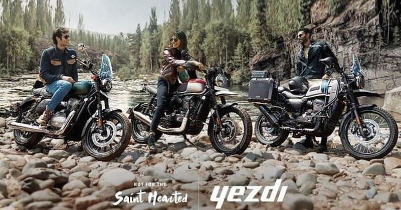 Yezdi rinasce con tre nuove moto: Scrambler, Adventure e Roadster