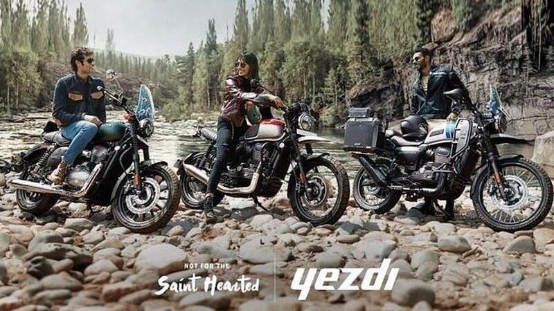 Yezdi rinasce con tre nuove moto: Scrambler, Adventure e Roadster