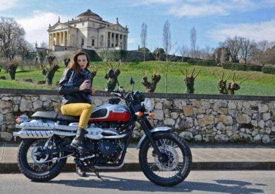 8 marzo sui Colli Berici con la Triumph Scrambler