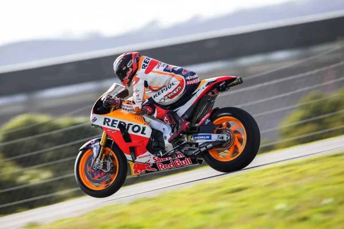 MotoGP, Marquez conclude positivamente il test a Portimao (2)
