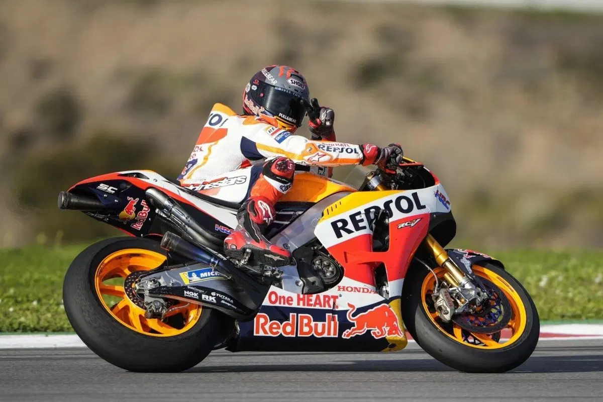 MotoGP, Marquez conclude positivamente il test a Portimao (3)