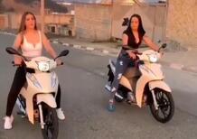 Scooter race: la sfida è tra belle ragazze, ma a rimetterci è chi filma [VIDEO]