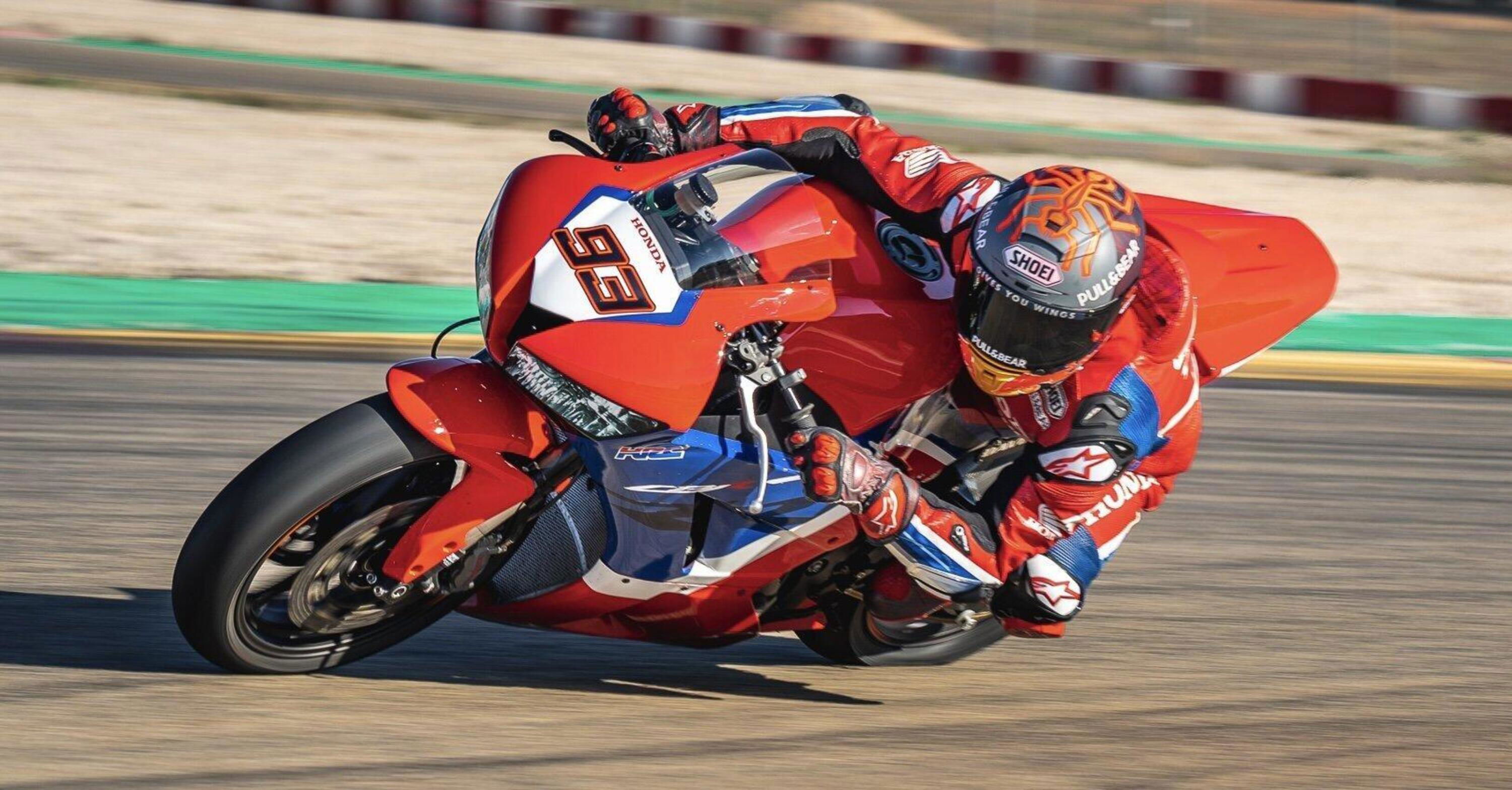 MotoGP: Marquez ad Aragon con una CBR 600RR. Ma serve...?