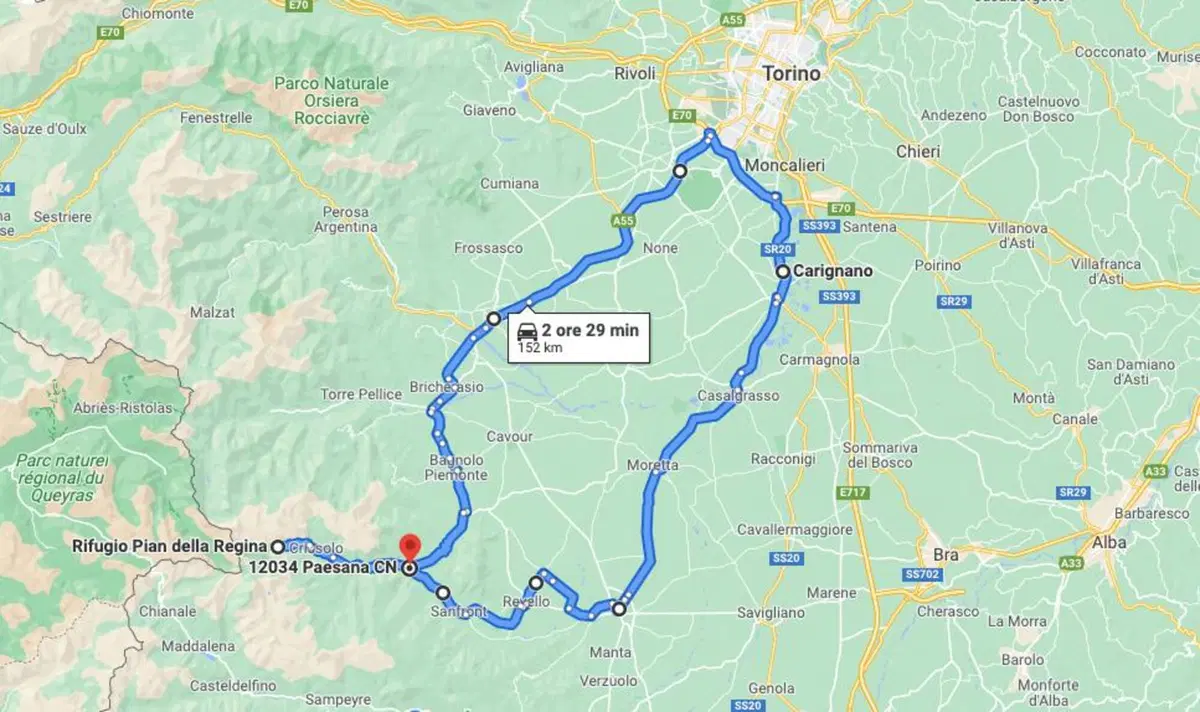 Viaggi, itinerari e giri in moto: Pian della Regina