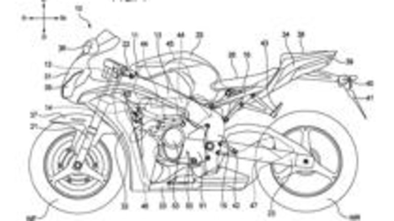Honda V4 Superbike, spunta il primo brevetto