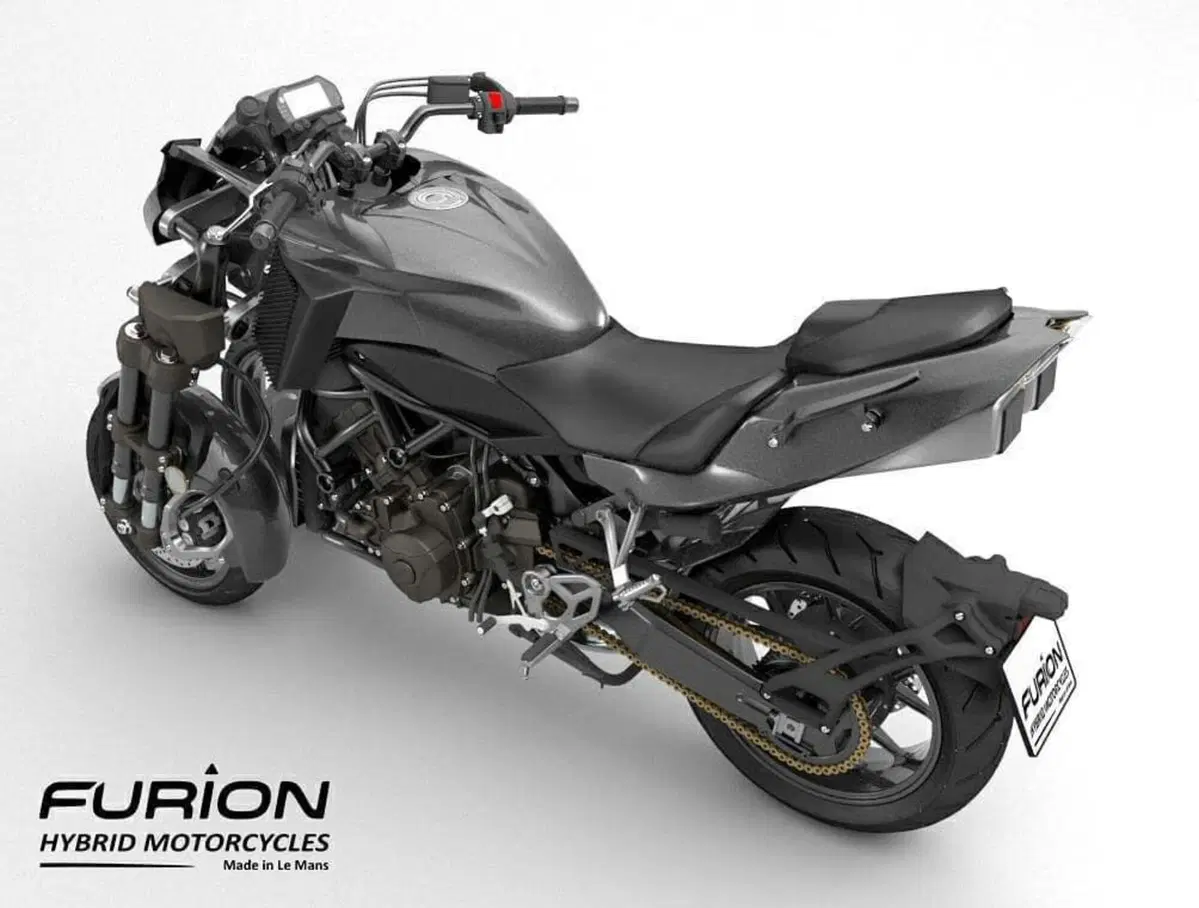 Furion M3: trazione integrale ibrida su Yamaha Niken (2)