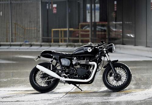 Triumph Thruxton 900 White Deuce. Il bianco vince (2)