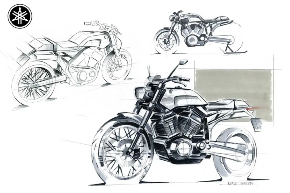 Yamaha Sketching, un progetto su base XV950 (3)